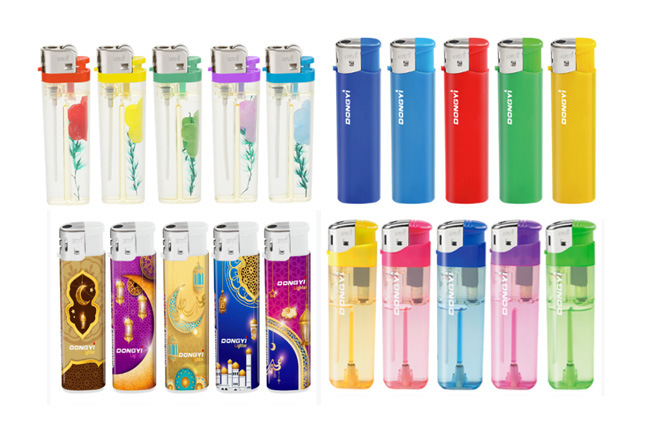 Lighter Windproof Heavy Piezo Encendedores Men′ S Smoking Gift E Refillable