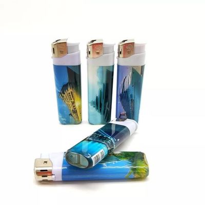 82.2*24.9*11.8mm Elektronische Feuerzeuge Nachfüllbare Gasleuchter für Raucherzubehör