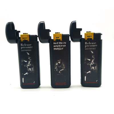 Jet Fame Einwegfeuerzeug aus Kunststoff aus Gas Modell Nr. DY-F008 Flip 6,8*2,78*1,3 cm