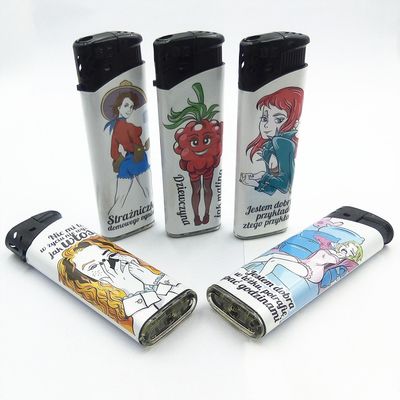 Anpassung Kunststoff Dy-026 Cartoon Figure Label Camping Elektronische Gasleuchter