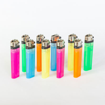 Einweg-Plastik-Flintleuchter mit 5 Farben und 8,0*2,37*1,18 cm