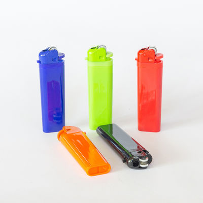Einweg-Plastik-Flintleuchter mit 5 Farben und 8,0*2,37*1,18 cm
