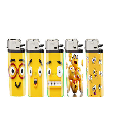 Schöne Design-Flamme Einweg-Flint-Stein-Raucher-Gasleuchter für den europäischen Markt