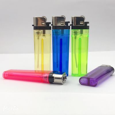 Einweg-DY-016 Transparent Flint Gas Lighter erfüllt EUR Standard angepasste Anforderung