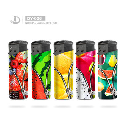 Zip Fruit Design Elektroanzünder für Gaszigaretten 8.1*2.58*1.14cm leicht zu tragen