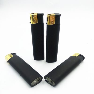 Nachfüllbares Zigarettenanzünder aus Kunststoff mit elektrischer Taschenlampe 8.1*2.03*1.16CM
