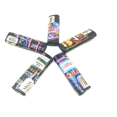 Elektronisches Winddichtes Gasfüllfach aus Kunststoff mit individuellem Logo-Modell Nr. DY-F001