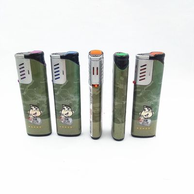 EUR Standardwinddichtes elektrisches Feuerzeug mit individuellem Logo-Design Modell Nr. DY-F001