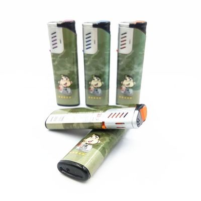 EUR Standardwinddichtes elektrisches Feuerzeug mit individuellem Logo-Design Modell Nr. DY-F001