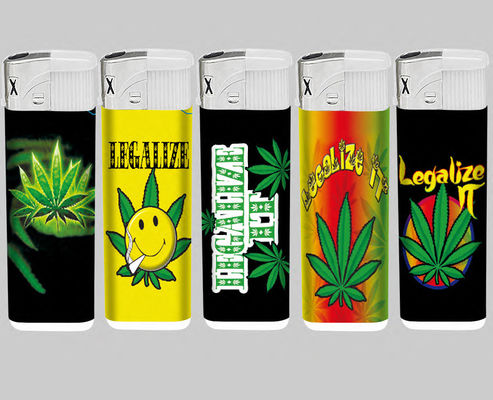 Popular Custom Logo Elektronische Gaszündung für Zigaretten Geschenk oder dekorative Zwecke
