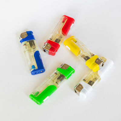 Wiederaufladbarer elektrischer Kerzenleuchter mit farbenfroher Gas- und weißer LED-Lampe