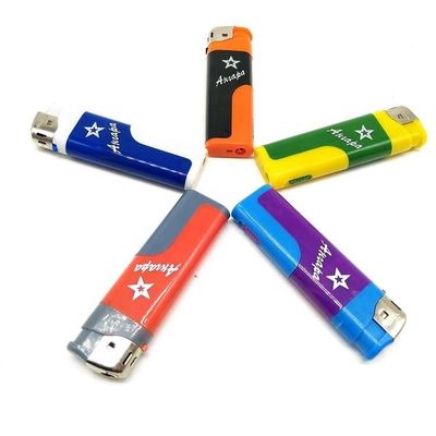 Kartongröße 44*26*27cm Wiederauffüllbares elektronisches weiches Piezo-Flammgasleuchter mit LED