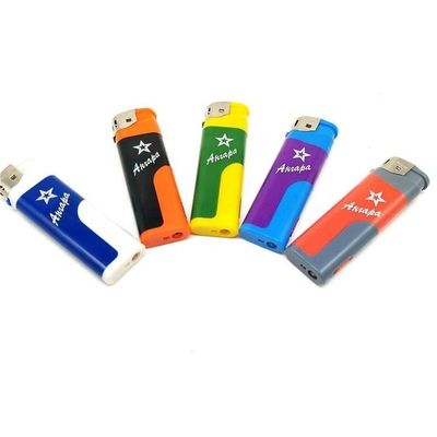 Kartongröße 44*26*27cm Wiederauffüllbares elektronisches weiches Piezo-Flammgasleuchter mit LED