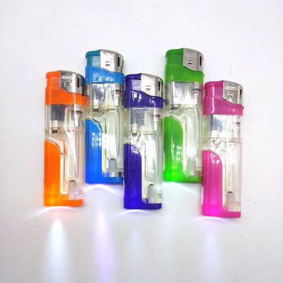 Transparent Farbiger Zigarettenschalter mit LED Custom Logo Elektrischer Schalter Anpassung