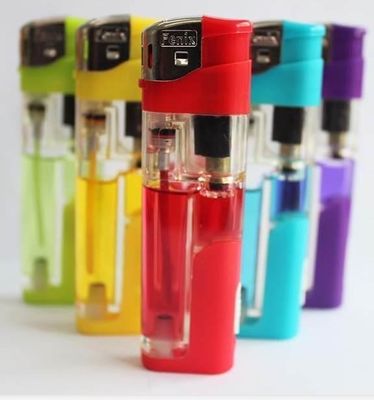 Transparent Farbiger Zigarettenschalter mit LED Custom Logo Elektrischer Schalter Anpassung