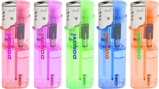 DY-F002 Taschenlampe Winddichte Kunststoff Butangasleuchter OEM
