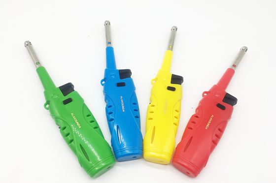 Mehrfarbiger wiederaufladbarer Sicherheitsgaskerze Grillfeuerleuchter für Outdoor-Aktivitäten