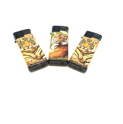 ISO9994-Standard Turbo Flamme Winddicht Gasleuchter mit Tiger Aufkleber