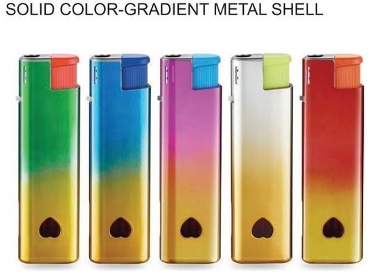 Europa-Standard Wiederauffüllbares Einweg-Metall-Gold-elektronisches Gasanzünder für Zigaretten