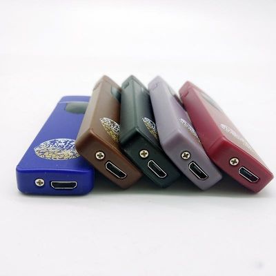 Anpassung Elegantes und langlebiges USB-Flammenloses Feuerzeug mit Kunststoffmaterial